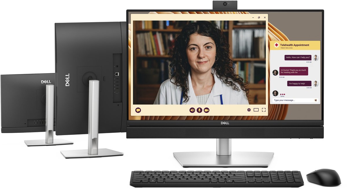 Dell Pro 24 All-in-One QC24251 - Alles-in-één Core i5 i5-14500T  tot 4.8 GHz