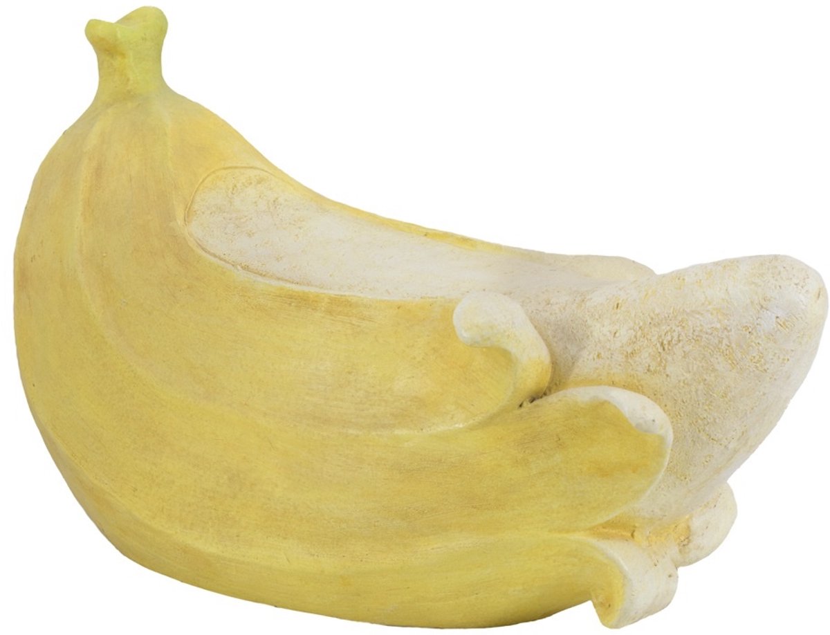 Bijzettafeltje / kruk Banaan - 57x27x32 cm - Bijzettafel