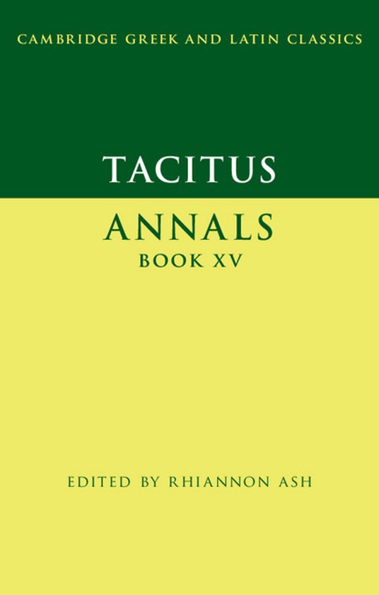 Tacitus: Annals Book XV - cover