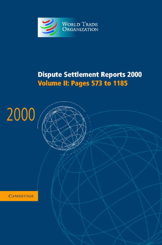 Dispute Settlement Reports 2000 - cover