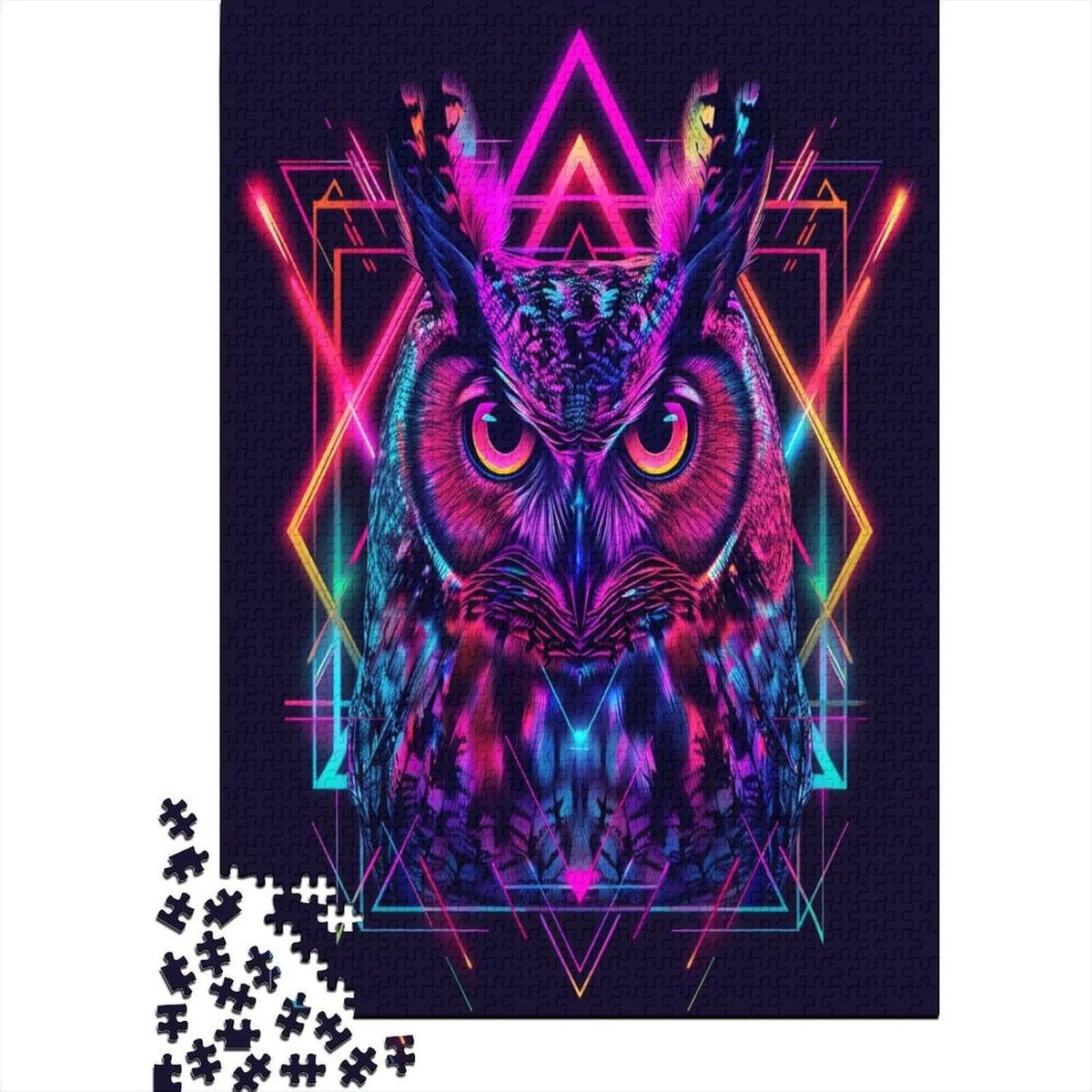 Legpuzzel Volwassenen - Puzzelspel Huispuzzel - Ontspanning Thuis - Unieke Vormen - 75 x 50 cm - Stijl 19