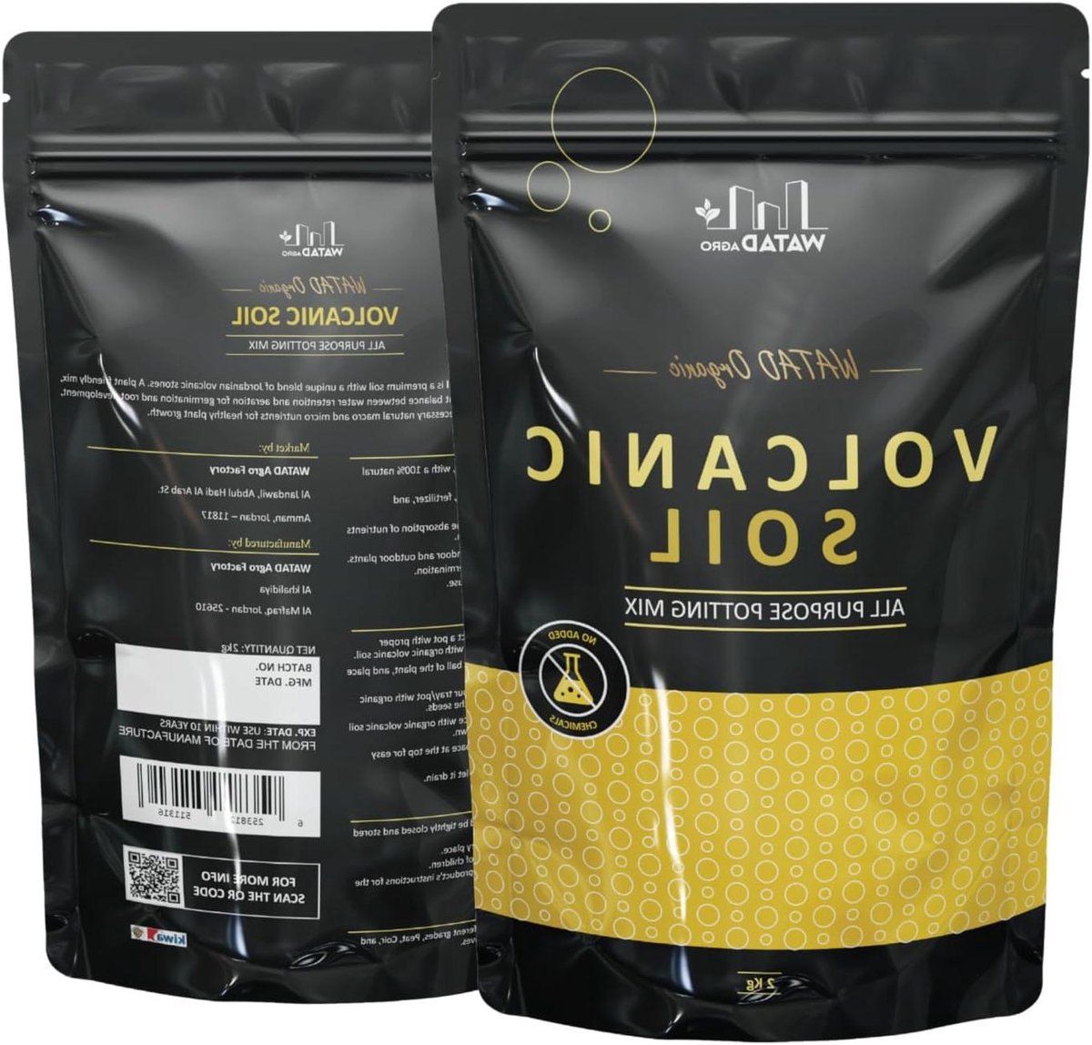 Volcanic Potgrond - Plantenmix Bodem - Gezonde Plantengroei - Voedingsrijk Mineraalmengsel - 3000 CC - Zwart