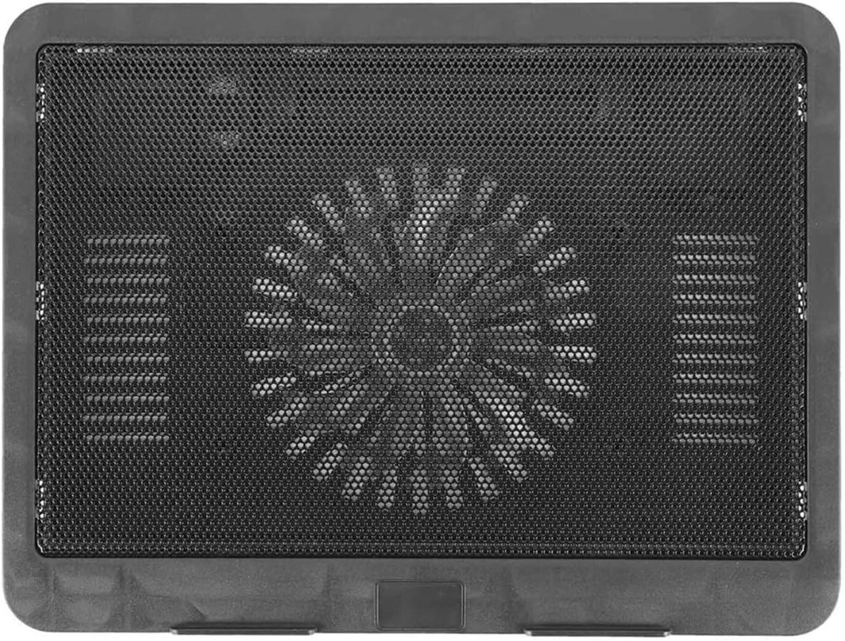 Laptop Koeler - Koelpad Ventilator - Laptop Koelen - Verstelbare Hoogte - 33 cm x 25 cm - Zwart
