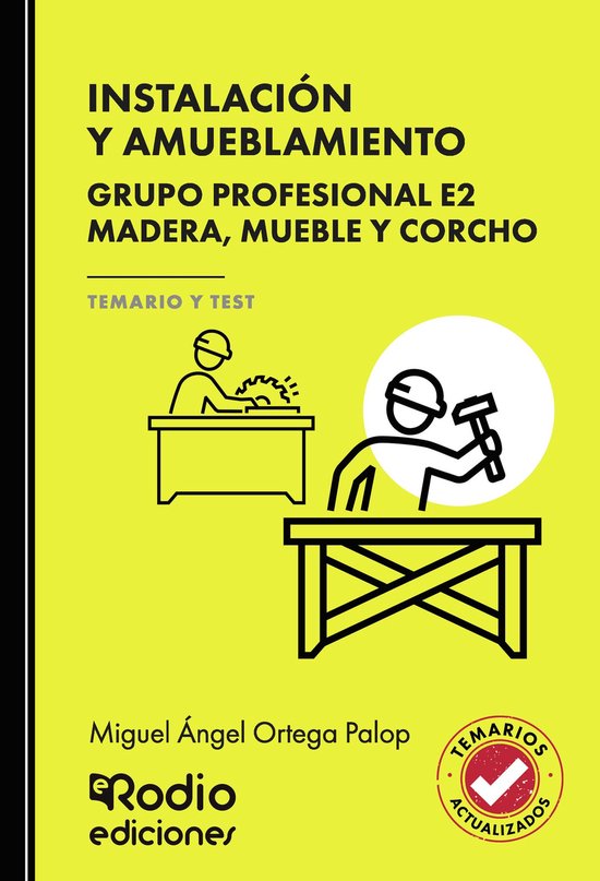 INSTALACIÓN Y AMUEBLAMIENTO. Grupo Profesional E2. Madera,  ... - cover