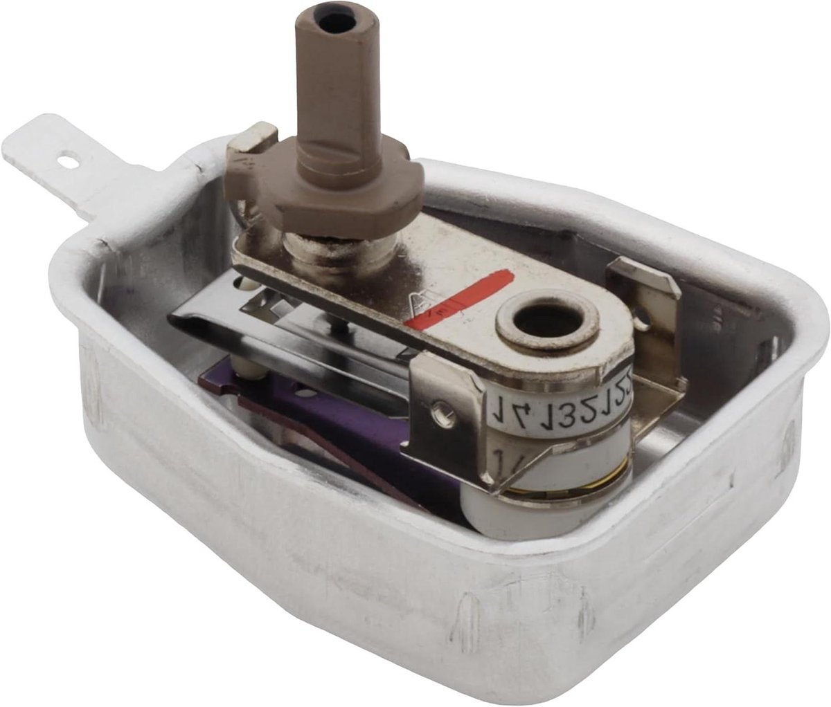 Friteuse Thermostaat - Temperatuurregelaar Frituur - Frituren Repareren - Origineel Reserveonderdeel - 4.5 x 4 x 4.5 cm - Zwart
