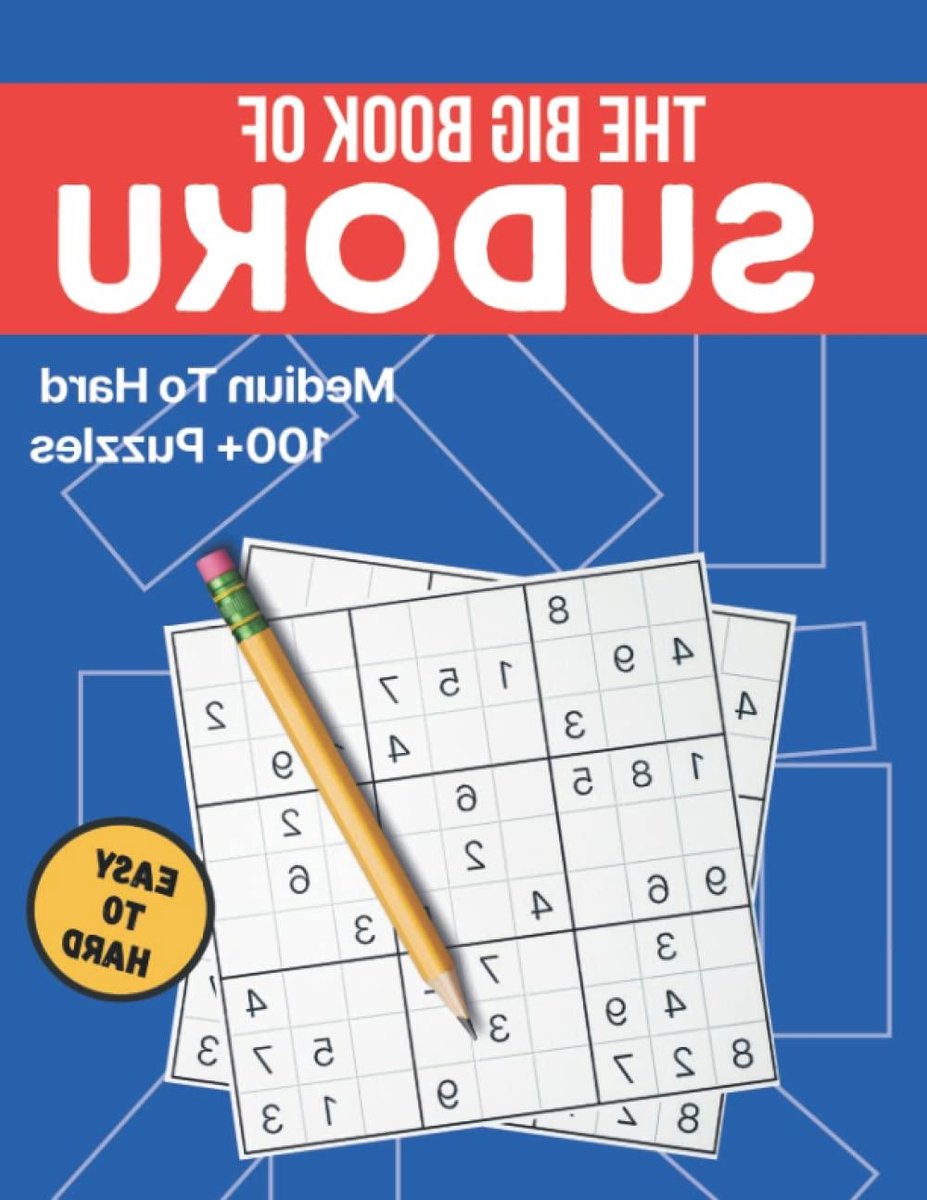 Grote Sudoku Boek - Puzzelboek - Hersenen Trainen - 200 Puzzels - A4 Formaat - Niet Van Toepassing