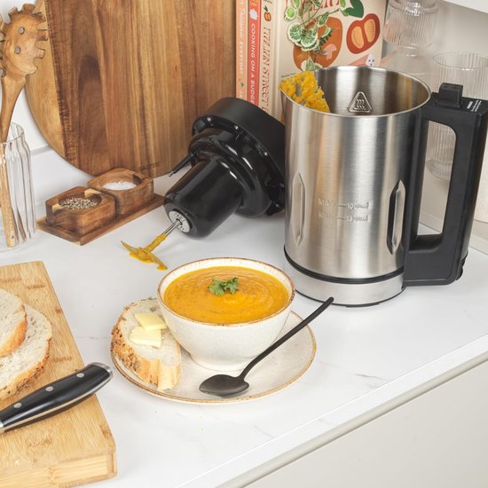 AHD® Soepmaker - Soepmakers - Soupmaker - Zilver - ‎24cm x 17cm x 29cm van Ahd — afbeelding 5