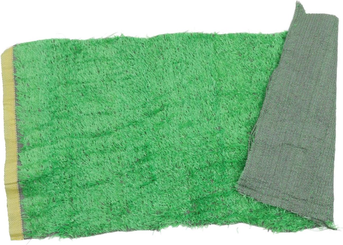 Kunstgras Tegels - Nepgras Mat - Landschapsdecoratie - Realistisch Uiterlijk - 100x50 cm - Groen