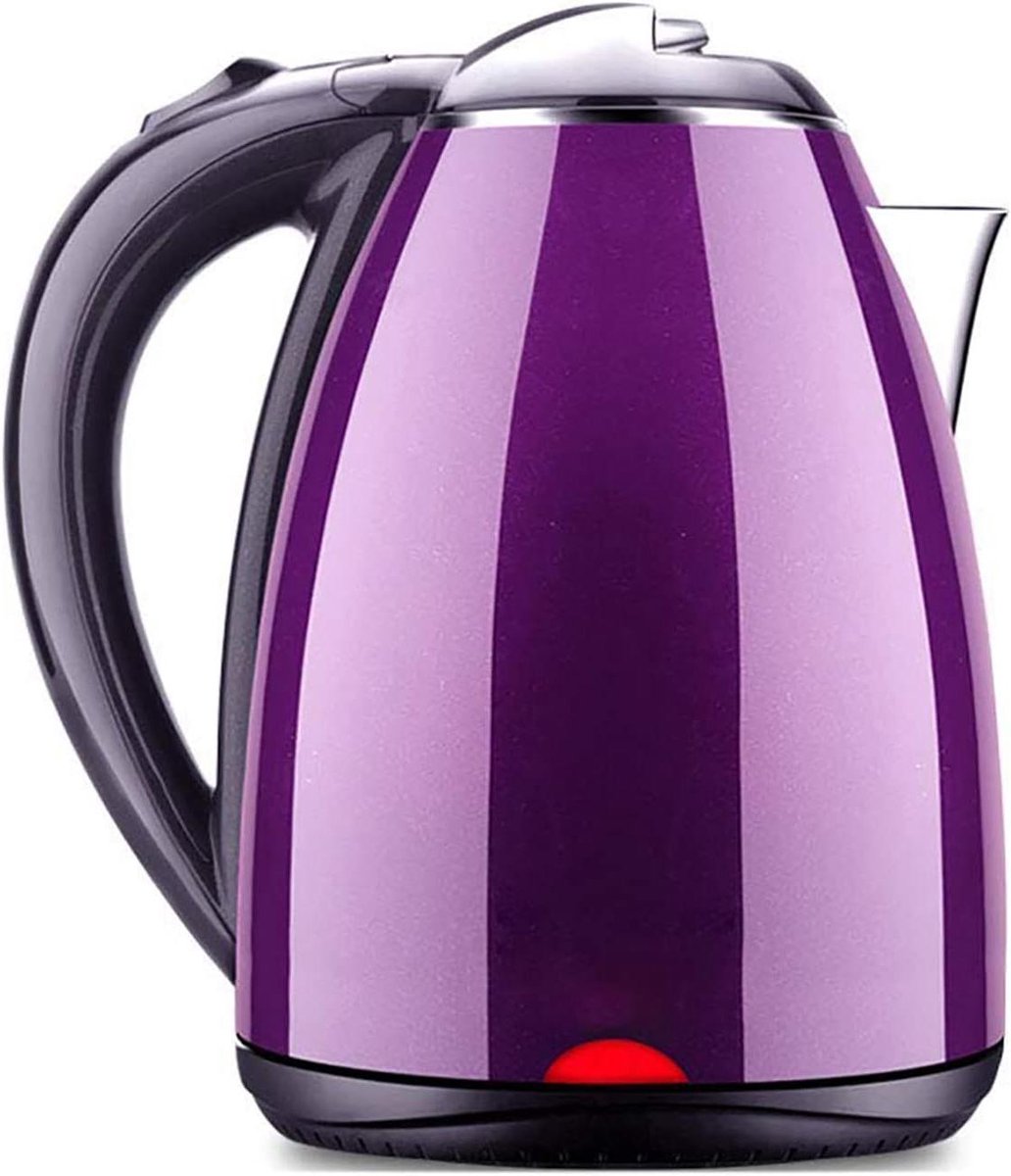 Elektrische Ketel - Waterkoker - Snel Water Koken - Dubbele Wand - 2 Liter - Paars