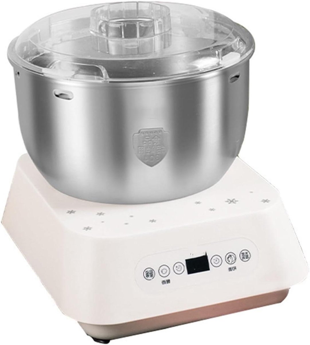 Keukenmixer - Kneedmachine - Bakken - Thermostatische fermentatie - 5 liter kom - Zilver
