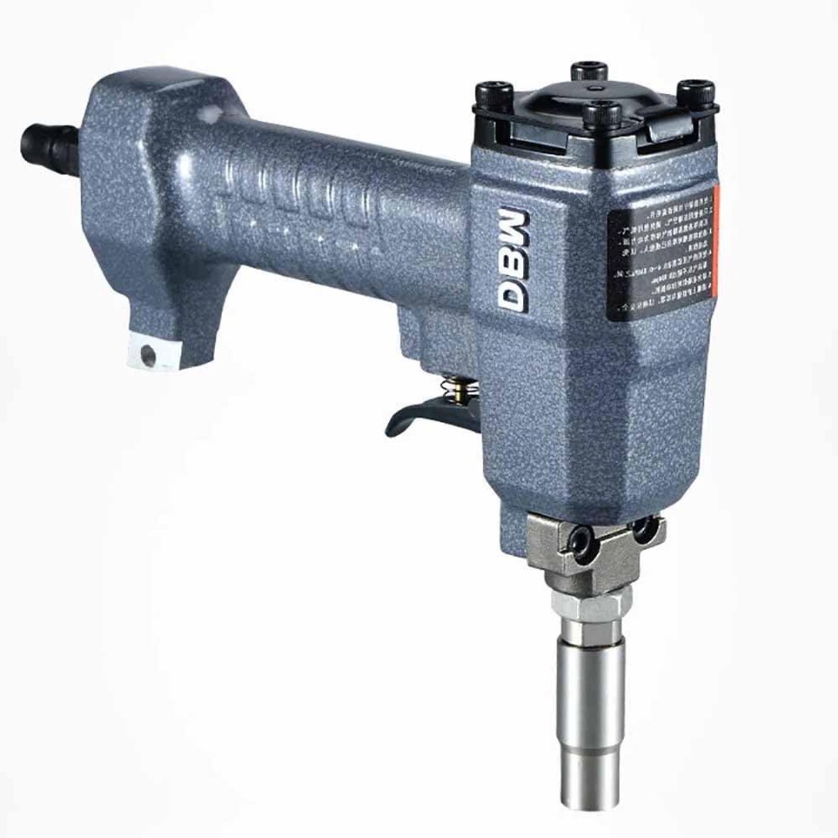 Pneumatische Spijkerpistool - Lucht Tackers - Meubel Stofferen - Duurzame Aluminium Behuizing - 1.1 kg - Zilver