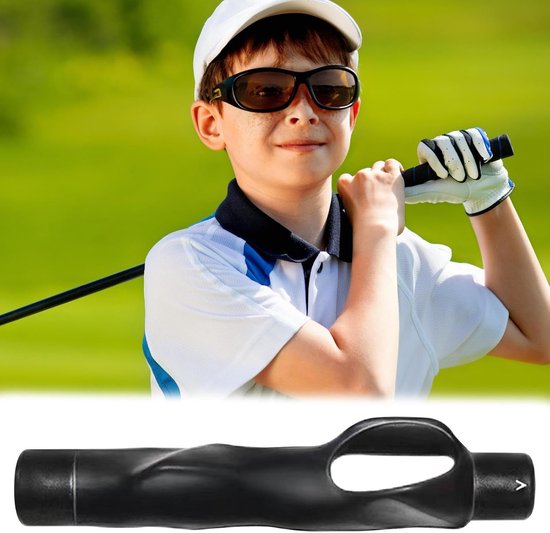 Golf Grip Aid - Swing Corrector - Golf Swing Verbeteren - Draagbaar Ontwerp - 15.5 x 2.5 cm - Zwart van GOLF — afbeelding 4
