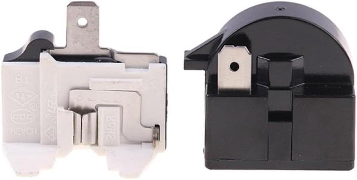 Koelkast Startrelais - Overbelastingsbeveiliging - Apparaten Repareren - 1 Pin PTC - 1 cm - Zwart
