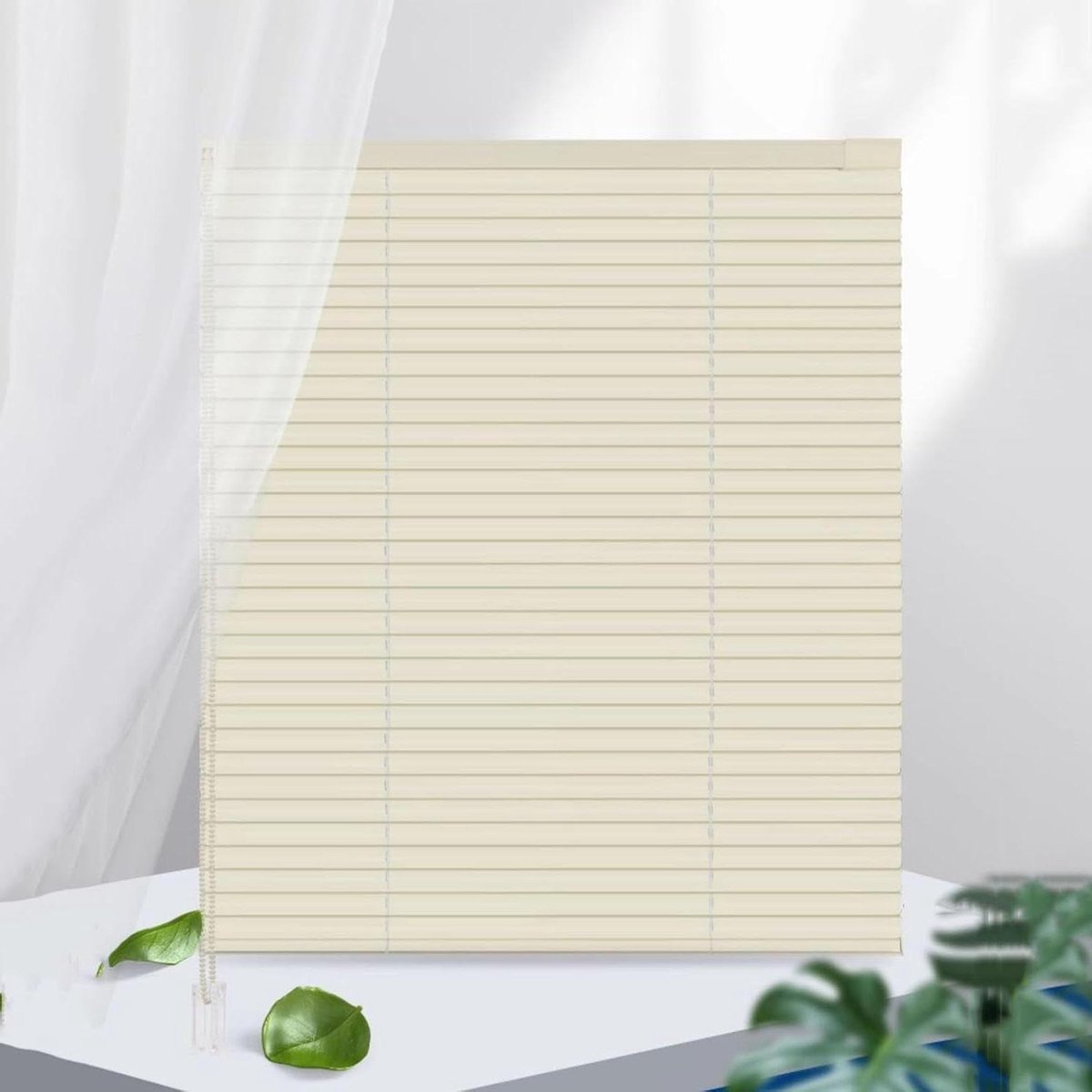 Aluminium jaloezieën, horizontale jaloezieën, jaloezieën voor ramen, verduisterende/warmte-isolerende luiken, privacygordijnen, B×H - 50×140