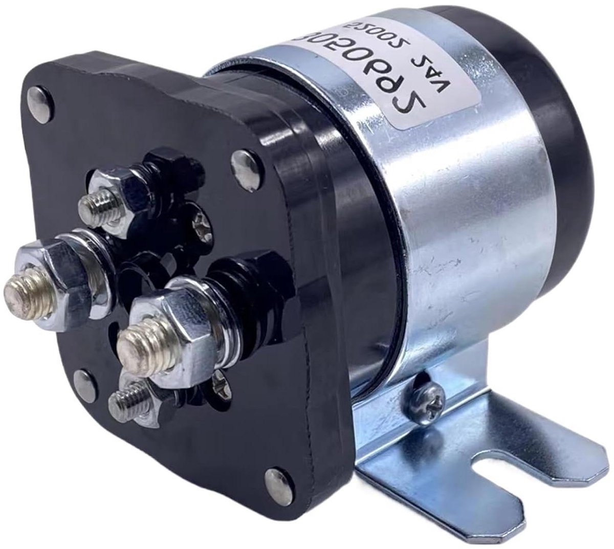 Startrelais Generator - Solenoïde Schakelaar - Motor Starten - 24V Spanning - 1 Stuks - Zwart