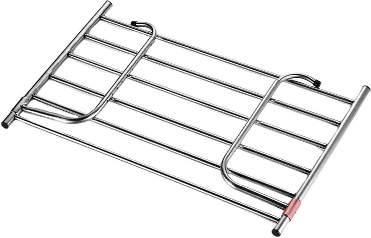 Droogrek voor radiator - Inklapbaar wasrek - Ruimtebesparend drogen - Roestvrij staal - Ve