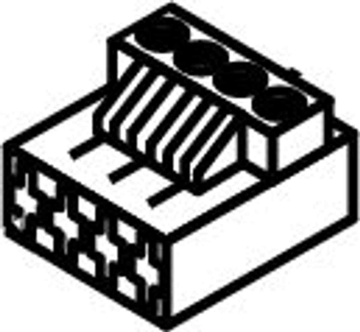 BOSCH Aansluitklem 3-pol N/L wit (5x), 87144044020