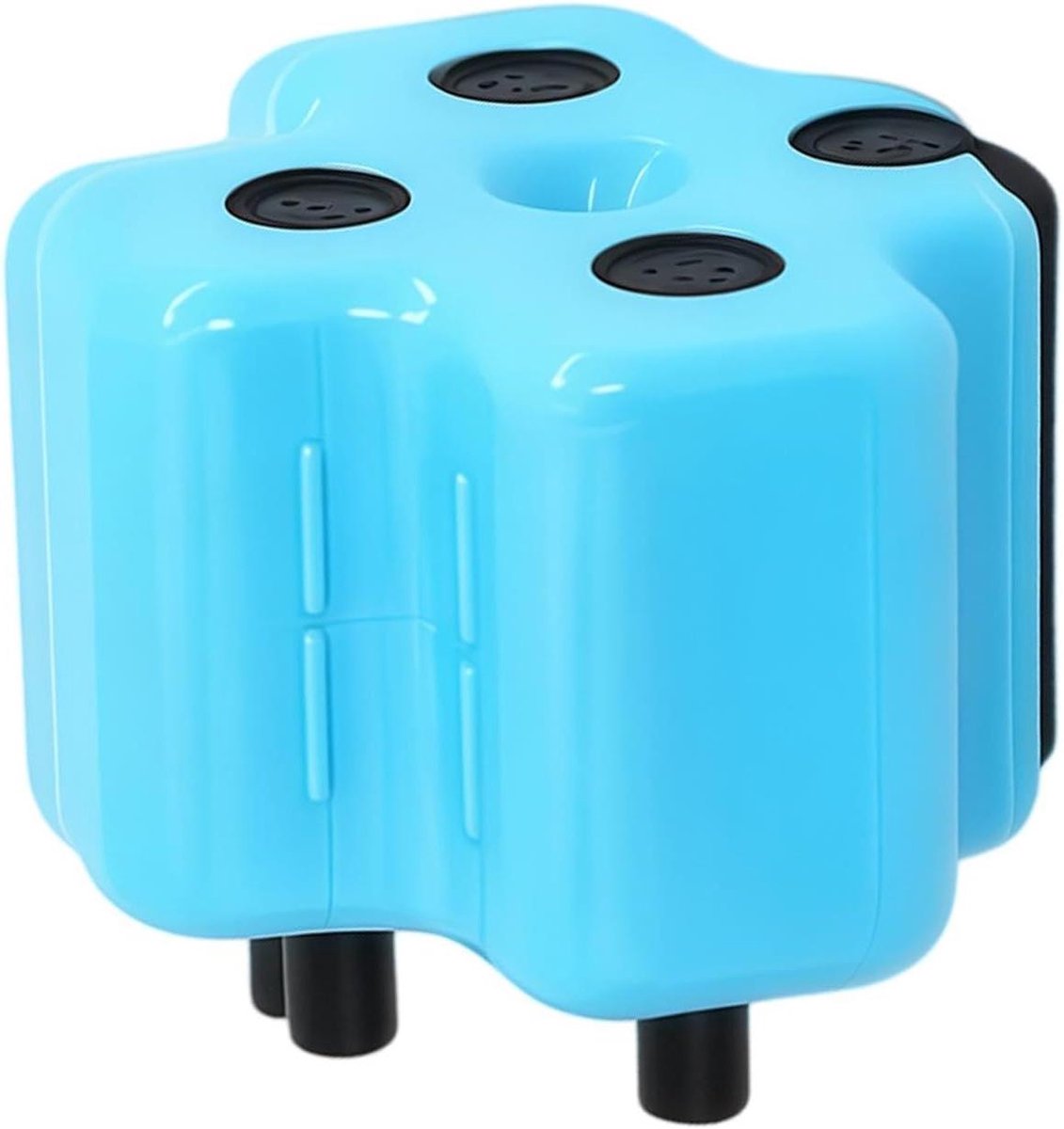 Rekenstempelroller - Cijferstempel - Rekenen Leren - 4-In-1 Sommen - 8.5 cm breed - Blauw