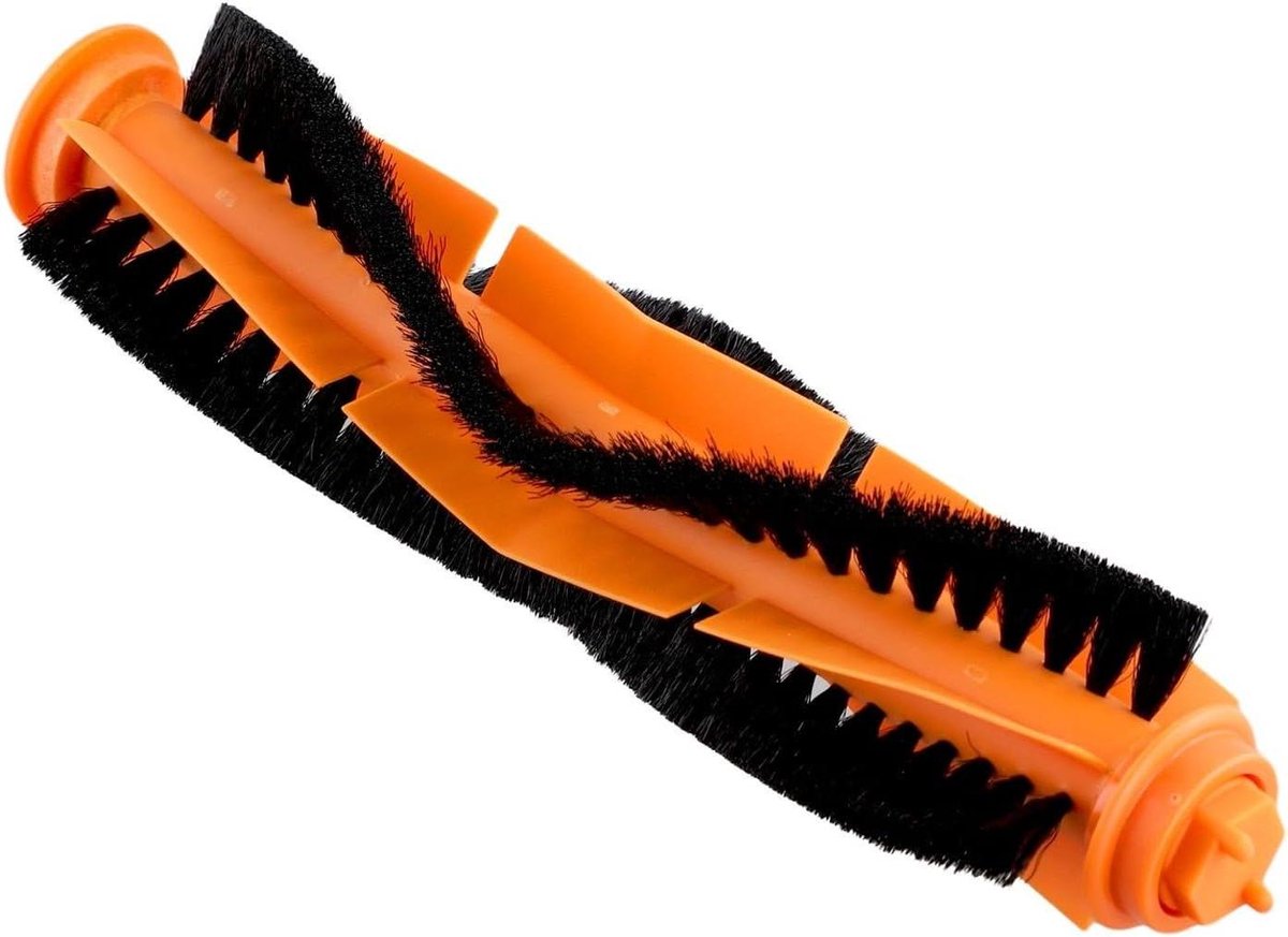 Reserve Hoofdborstel - Stofzuigerborstel - Vloeren Reinigen - Effectieve Vuilopvang - 18 cm - Oranje