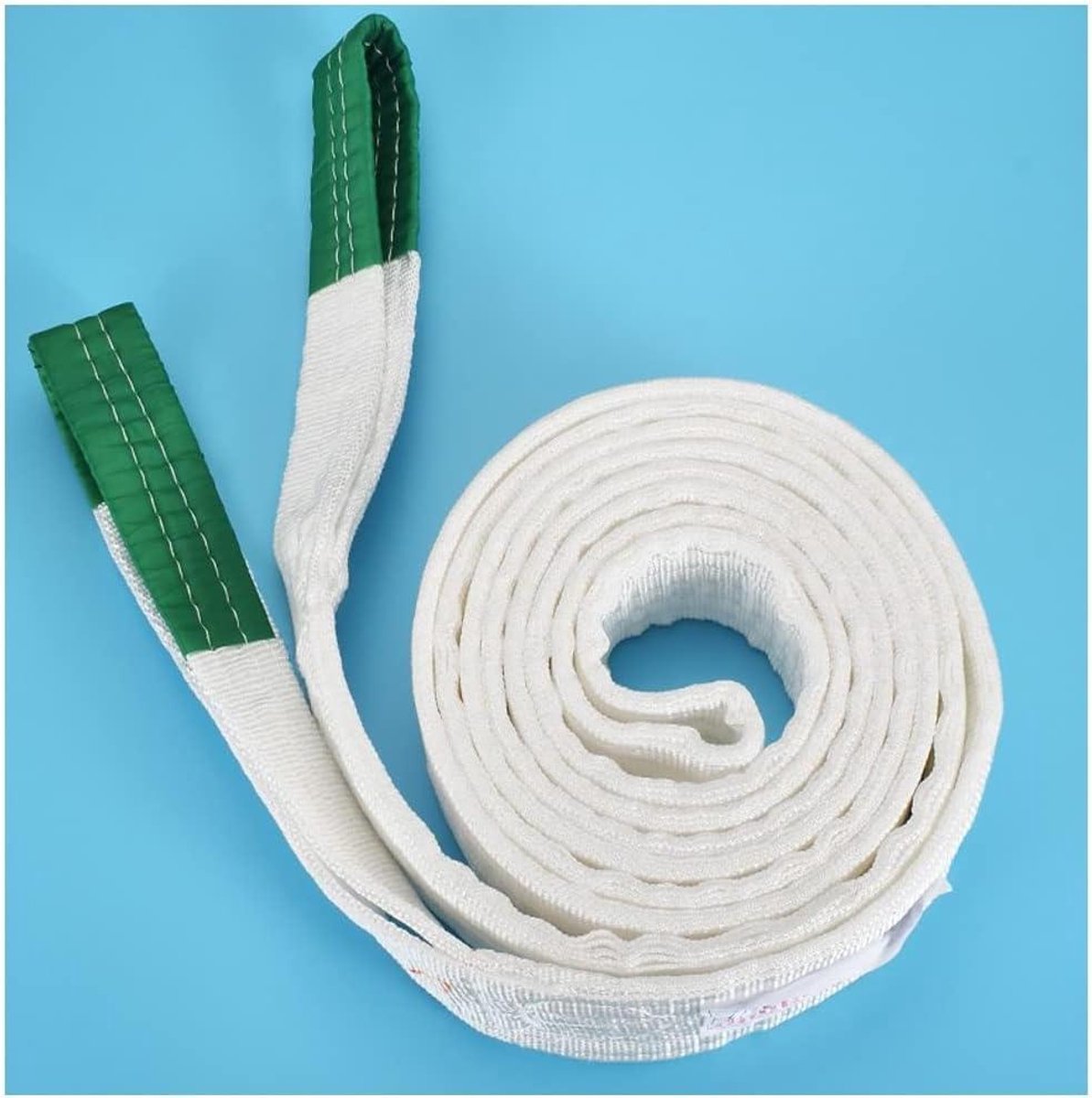 Hijsbanden Zwaar uitgevoerde hijsband 6/8T draagvermogen Polyester platte hijsband voor scheepsmachines Meerlagige weefbanden (Color : 6T, Size : 2M)