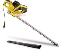 Powerplus Electric Hedge Trimmer POWXG20080 - 600 W Electric Hedge Trimmer 610 mm Blade and 20 mm Cutting Spacing, Garden Tools for Cutting Shrubs, Hedges and Plants