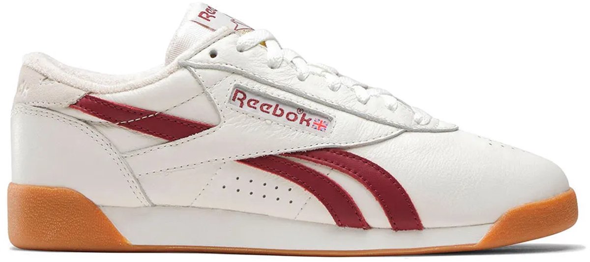 Reebok F/s Low Schoenen 1/2 Vrouw Chalk / Classic Burgundy / Gum