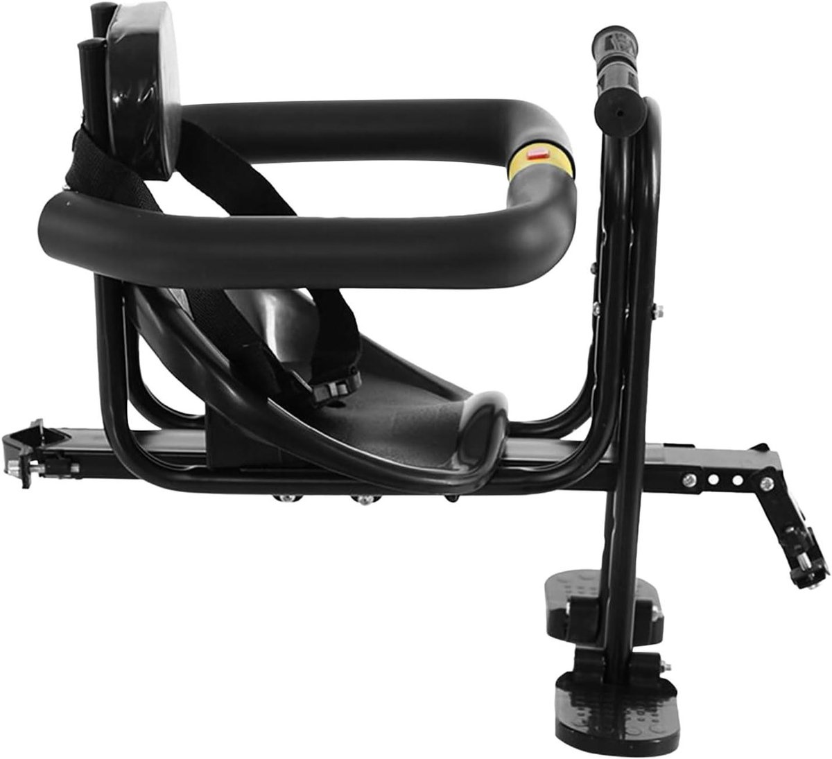 Kinderfietszitje - Fietsstoel Kind - Samen Fietsen - Afneembaar Ontwerp - 40 cm - Zwart