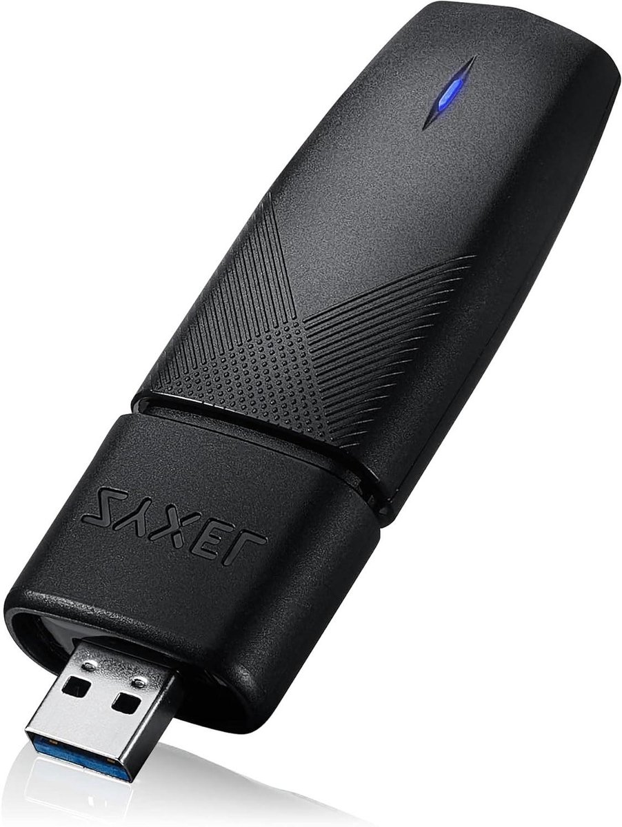 Draadloze USB Adapter - WiFi 6 Dongle - Sneller Internet - AX1800 Snelheid - USB 3.0 - Zwart
