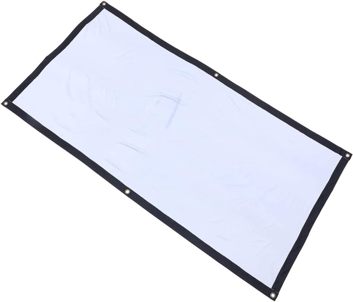 Projectiescherm - Filmscherm Vouwscherm - Thuisbioscoop Presentaties - Lichtabsorberende Rand - 265 x 149 cm - Zoals getoond