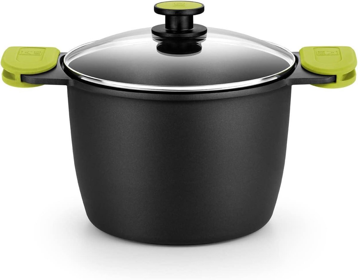 Kookpan - Steelpan - Lekker Koken - Ovenbestendig - 24 cm - Zilverkleurig