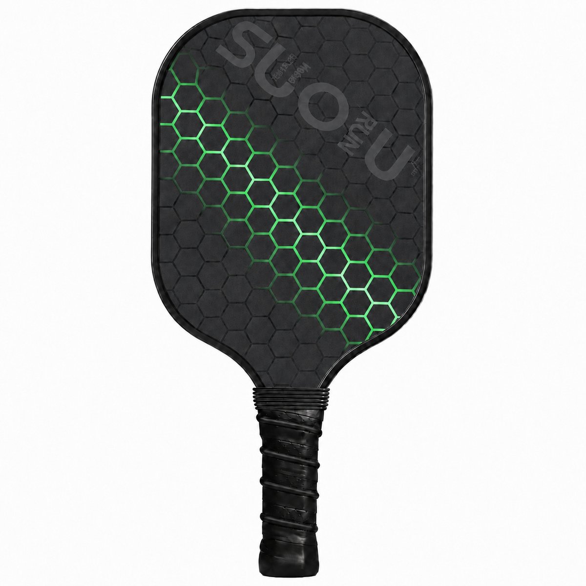 Suotu Pickleball Paddle - Lichtgewicht Pickleball Racket met Comfort Grip voor Beginners en Gevorderden - Groente Zwart