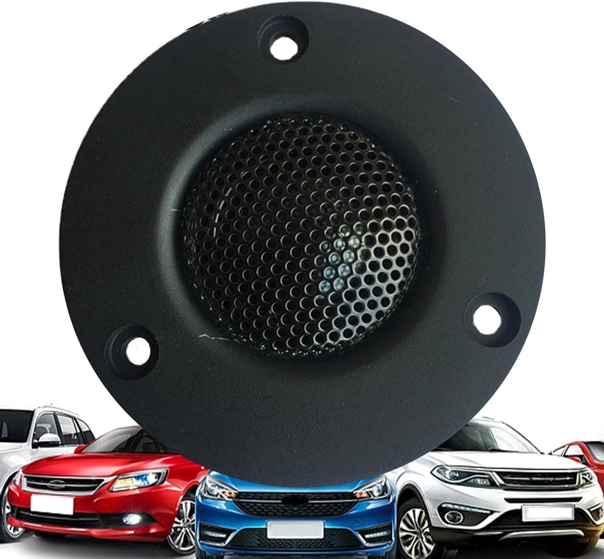 Autotweeters - Hifi speakers - Muziek Installatie - Zijde Dome - 7.5 cm - Zwart