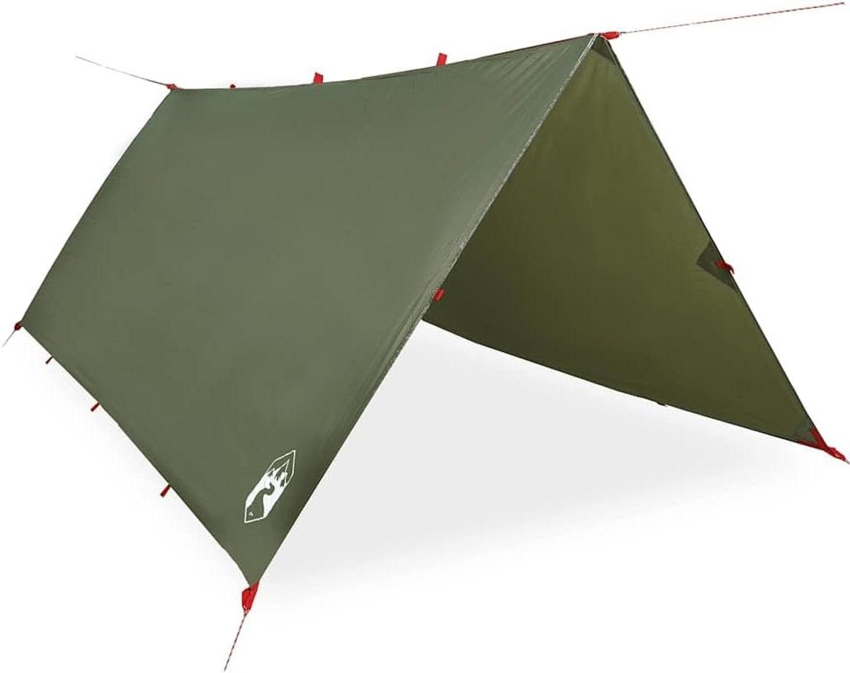 Duurzaam Taart Tarp - Opvouwbaar Tentzeil - Outdoor Bescherming - Waterdicht Winddicht - 366 x 306 cm - Olijfgroen