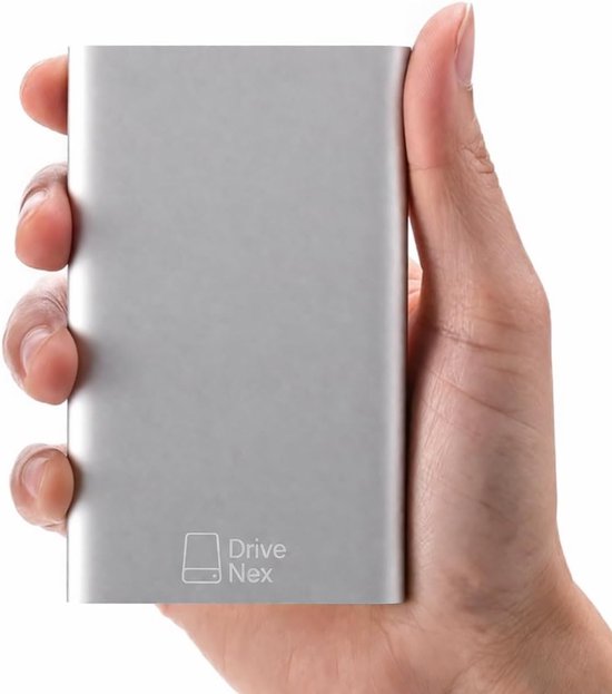 Externe Harde Schijf - Draagbare Opslag - Data Beschermen - Schrijfbeveiliging Switch - 2 TB - Zilver — afbeelding 4