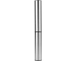 Handmelkopschuimer - Keukenmixer Opschuimer - Koffie Bereiden - Dubbellaags Kop - 25.5 cm - Zilver
