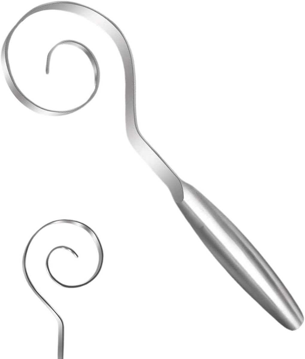Deeg Garde - Keuken Mixer - Brood Bakken - Roestvrij Staal - 25 x 5 cm - Zilverkleurig
