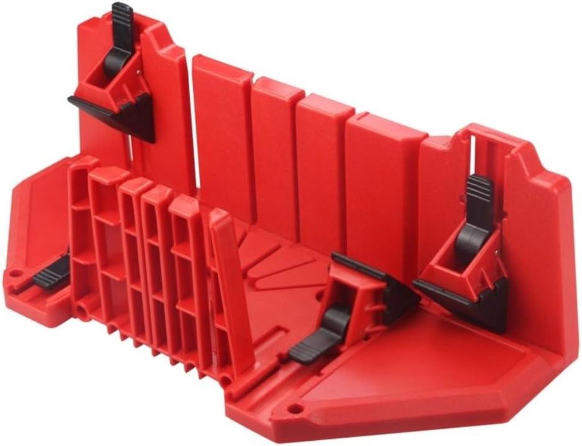 Verstekbak met zaaggeleiding - Houtbewerking gereedschap - Nauwkeurig hoek snijden - Verstelbare snijhoeken - 350 x 105 x 90 mm