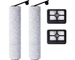 Accessoires Geschikt voor Dreame H12 Pro Ultra / H13 Pro nat- en droogstofzuigers: 2 rolborstels + 2 HEPA-filters