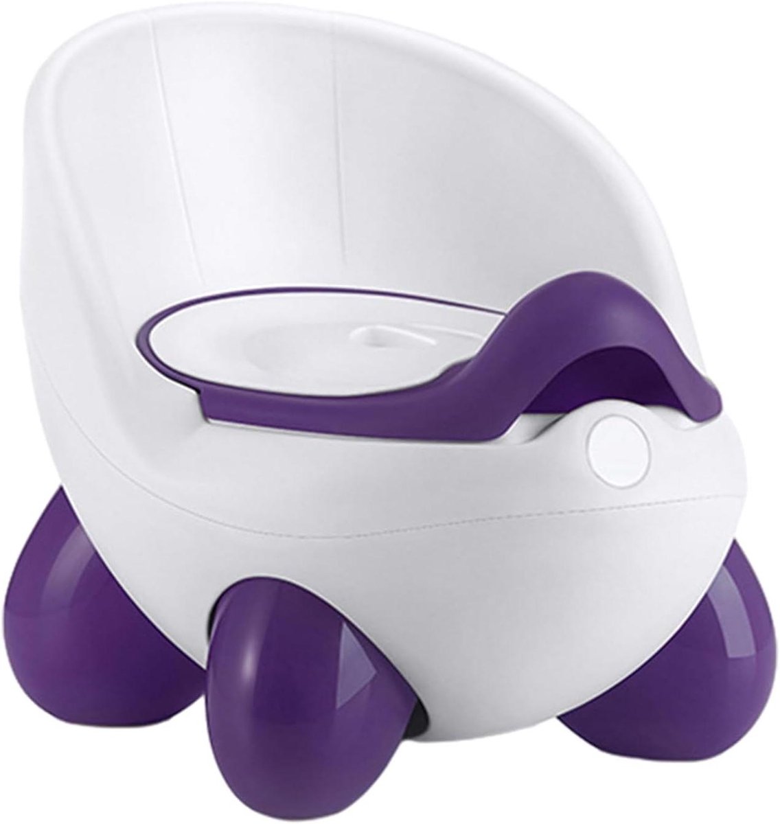 Potty Training Stoel - Kinder Toilet - Zindelijkheidstraining - Antislip Voetsteunen - 34x28x29 cm - Paars