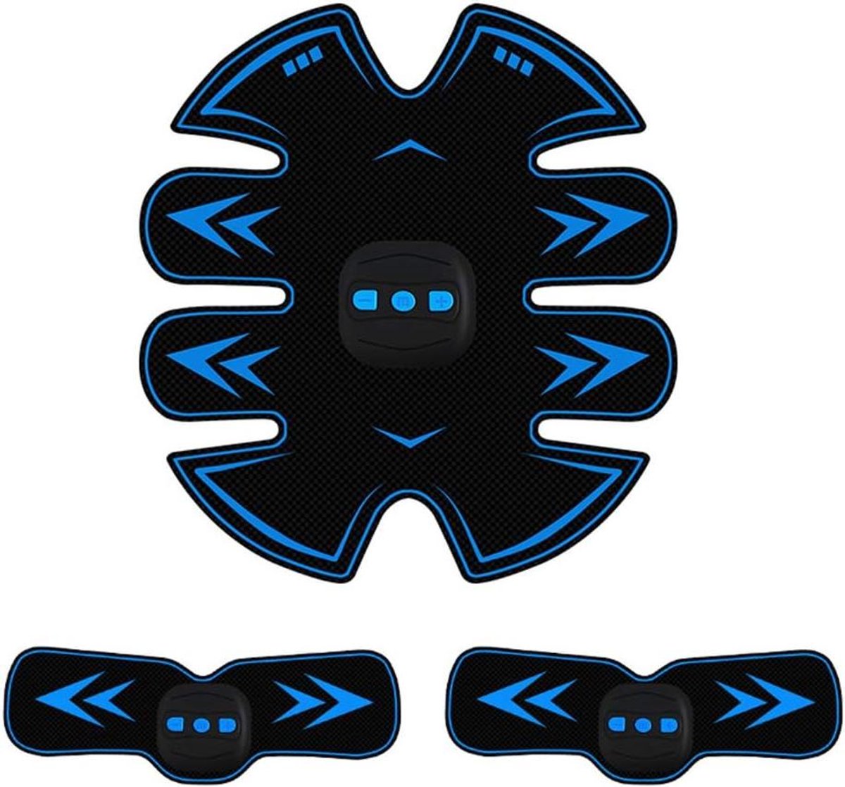 Elektrische Spierstimulator - Fitness Trainer - Lichaamsvorming - 6 Modi 10 Niveaus - 3-in-1 USB - Blauw