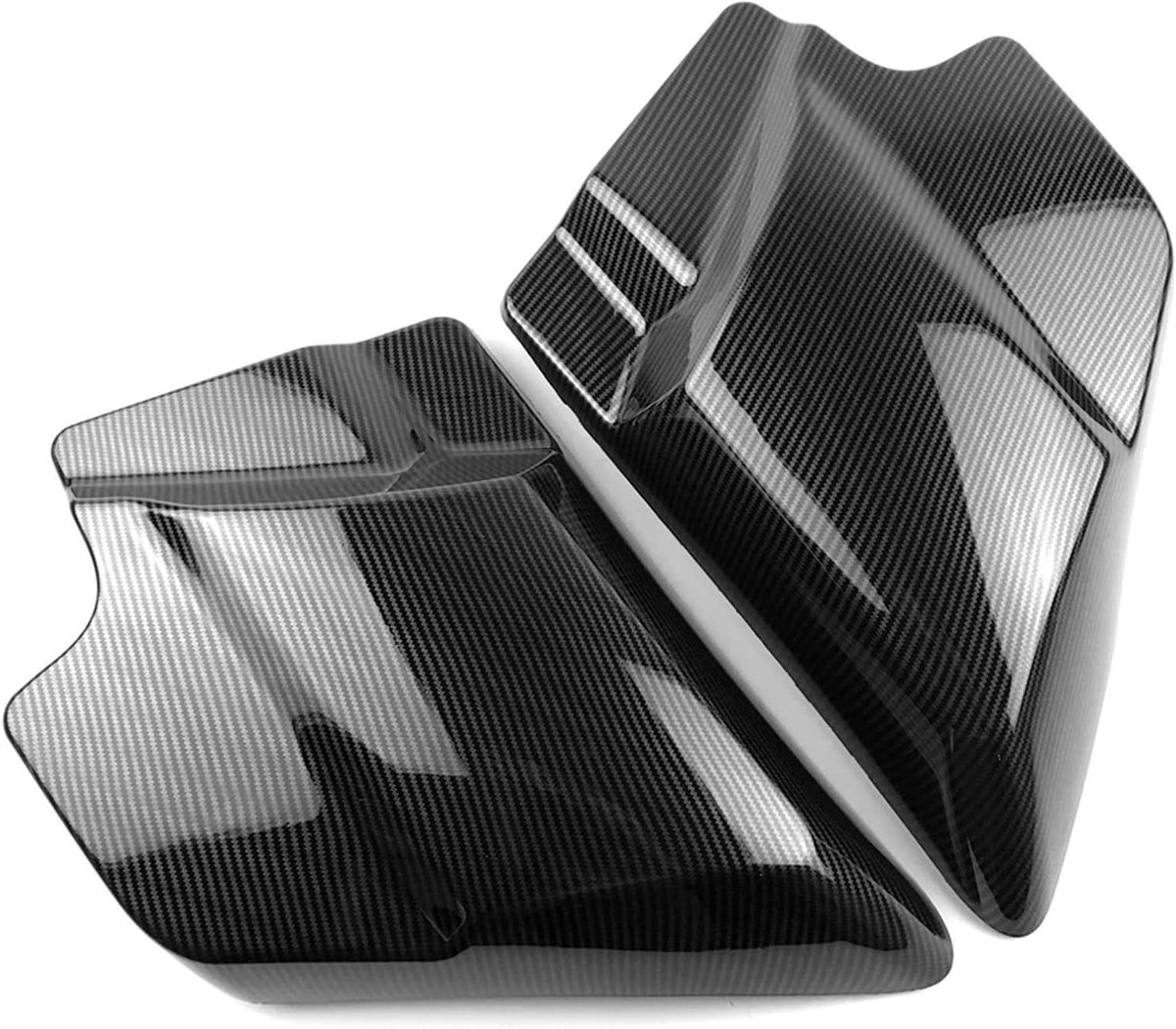 Radiator Koeltank Beschermers - Zijpanelen Links Rechts - Motor Beschermen - Stevige Textuur Drukvast - 2009-2020 Model - Carbon