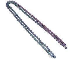 Jonlaki Ketting, Fietsketting, 10-speed Fietsketting, Mountainbikeketting, Racefietsketting, Molybdeenstaal, 116 Schakels, Ultralicht 116 Schakels Vervangend Onderdeel voor Mountain Road Racing 10 S