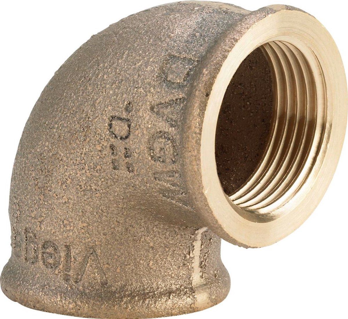 Viega Bocht 90 graden, Rp1 3, Rp2 3 roodkoper of siliciumbrons Model 3090, 650698