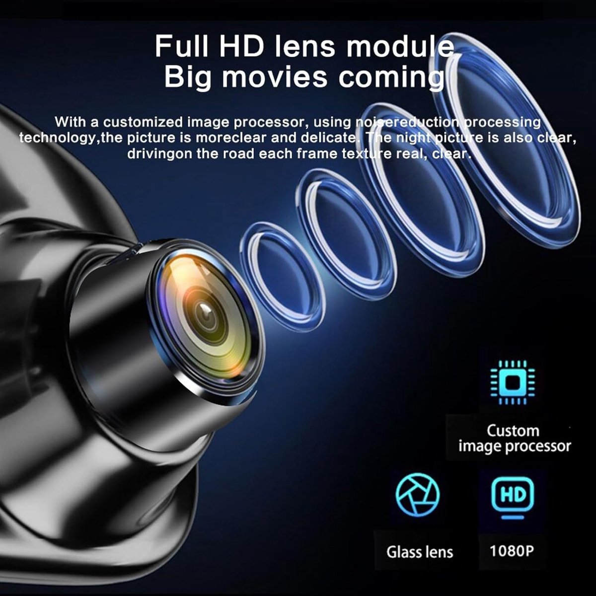 Car Camera 4.3In Dash Cam Car DVR 24H HD 1080P Dash Camera Dual Lens Video Recorder 1080P Dashcam Mirror Driving Recorder Dashcam(Size:32g) – foto 3