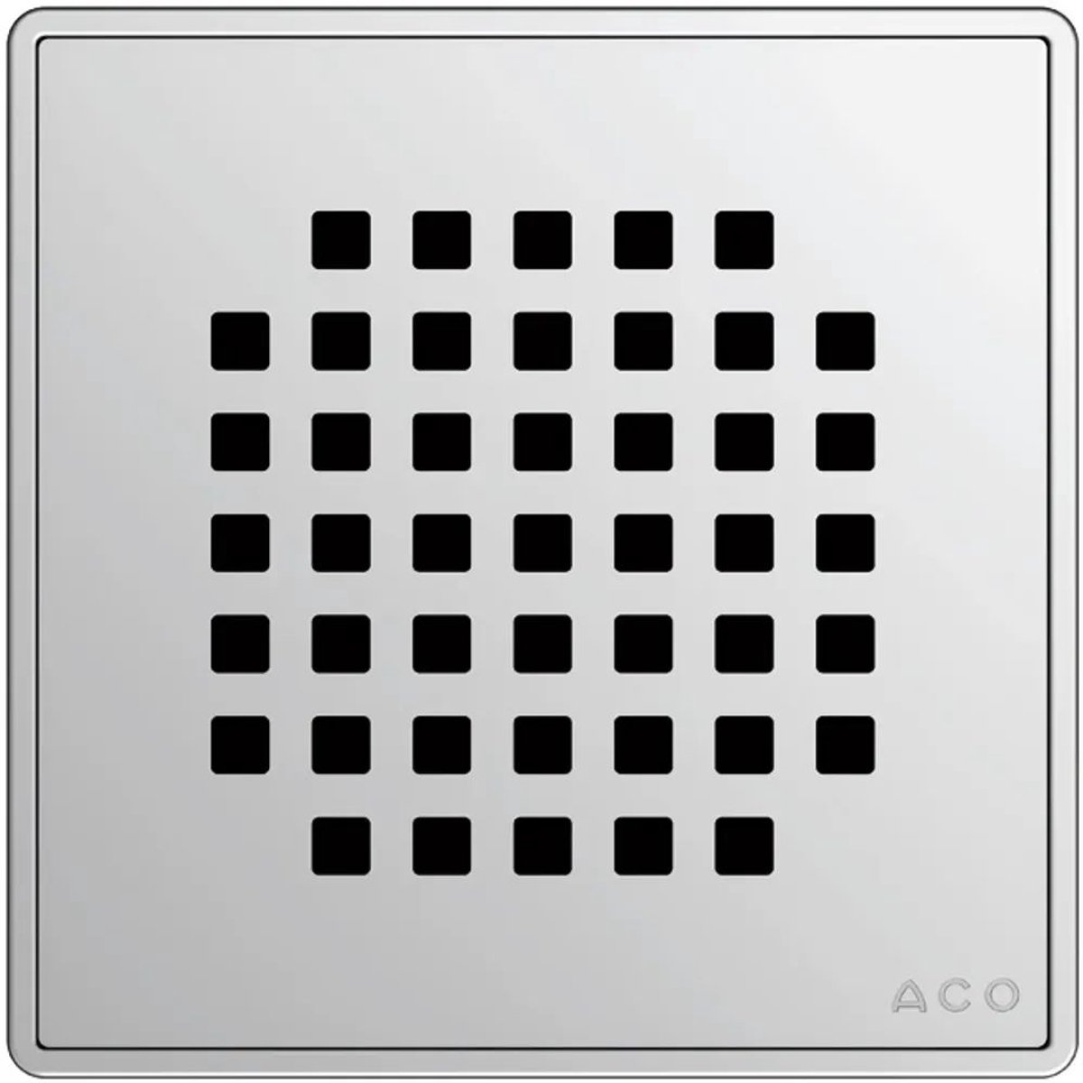 ACO ShowerDrain Rooster Quadrato 140x140mm Edelstaal, 5141.08.22