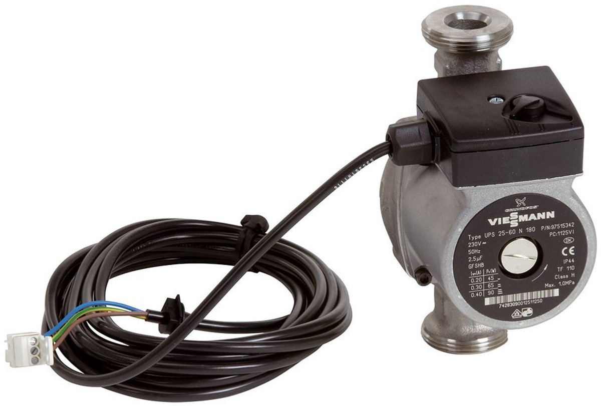 Viessmann circulatiepomp Grundfos UPS 25-60 B voor boilervulling, 7820403