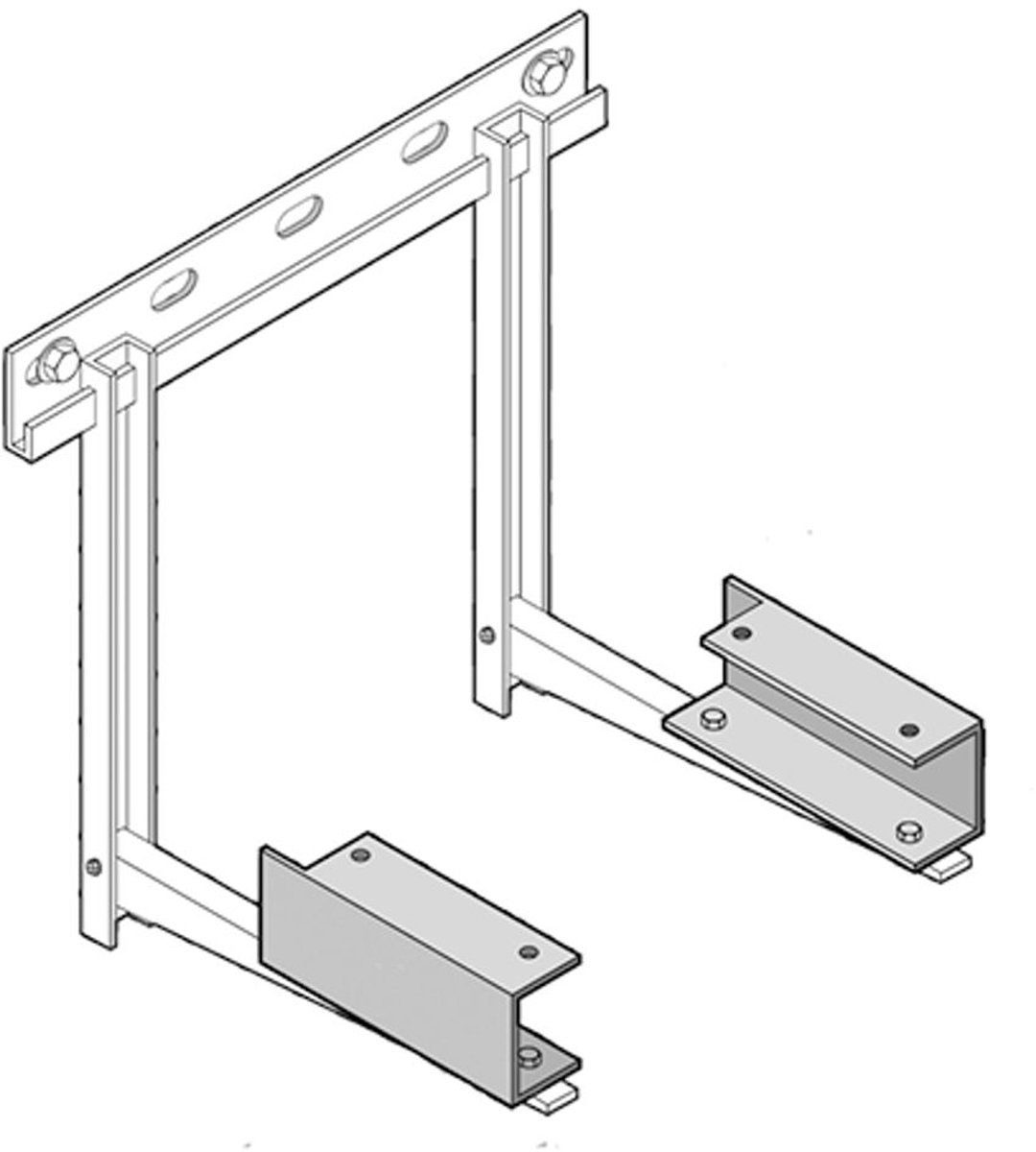 DAIKIN Montageframe voor WKS1, 4-8 kW warmtepompen buitenunits, EKFT008CA