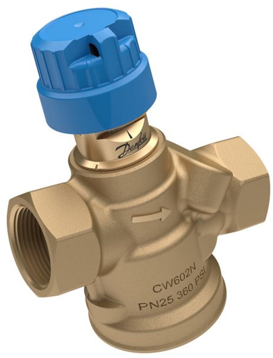 Danfoss drukonafh, Regelventiel ABQM 4,0 DN15, 65-650 l/h, oh, meetnip, 1/2''IG, 003Z8321