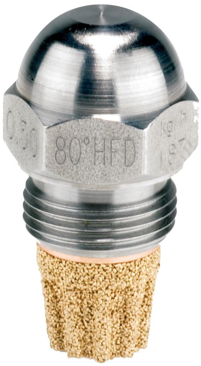 Danfoss Oliebrander sproeier HFD 0,85 USgal/u, 45 graden, stalen sproeier, 030H4018