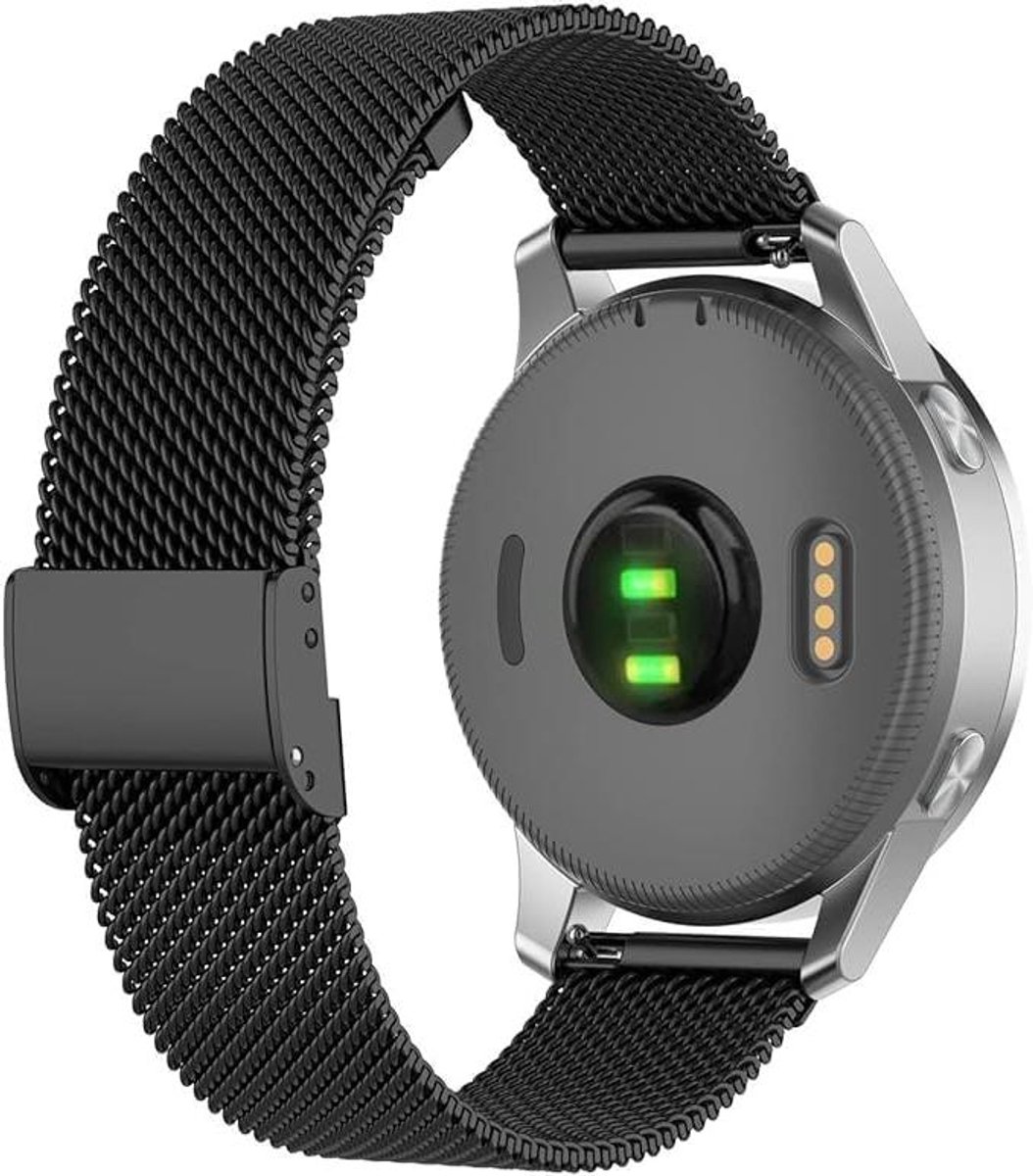 Metalen Horlogeband - RVS Mesh - Dagelijks Gebruik - Verstelbare Lengte - 20 mm - Zilver